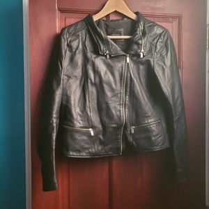 Zara Leather Jacket, Size L